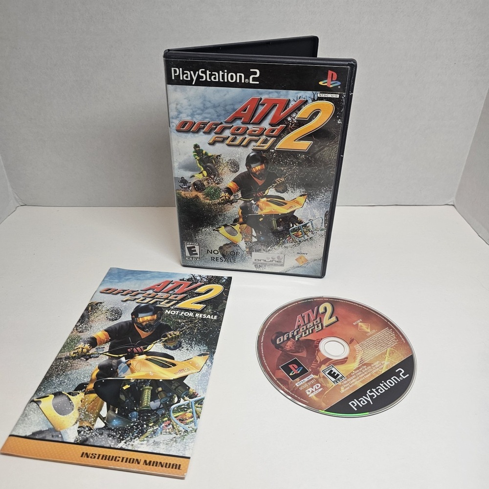 ATV Offroad Fury‎ 2 PS2 PlayStation 2 Not for Resale Edition Complete CIB